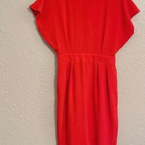 ASOS pencil dress knee length open back size 6